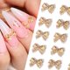 thumbnail image 2 of 50 Unids/Bolsa Bowknot Glitter Nail Art Decoración Arco Charm 3D Crystal Glow-In-Dark Designs DIY Accesorios De Uñas Gao Jinjia unisex, 2 of 2