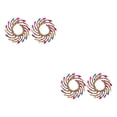 thumbnail image 4 of Qarigey 1 par de pendientes florales para mujer, joyería artística para fiesta de boda, esposa, madre, accesorios de regalo personalizados, Type2 NO2, 4 of 6