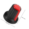 thumbnail image 2 of Phenofice 20 Pcs Boutons de Contrôleur Dj en Plastique Faciles à Installer Capuchons de Potentiomètre Rouges, 2 of 6