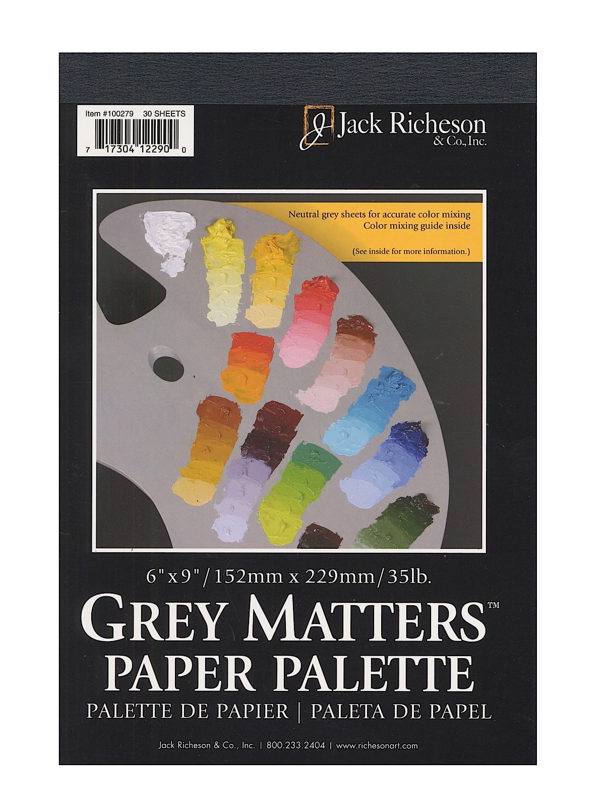 Grey Matters Paper Palettes 6 in. x 9 in. (pack of 4)