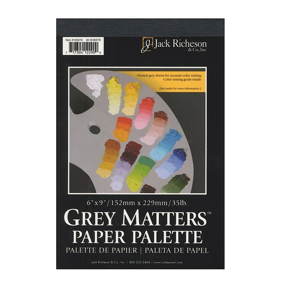Grey Matters Paper Palettes 6 in. x 9 in. (pack of 4)