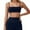 Blue, variant on Yoga Bra Women's Strappy Back Design Feel Bra Wireless Bra White,S