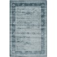 thumbnail image 2 of SAFAVIEH Vintage Tryik Traditional Area Rug, Light Blue/Dark Blue, 4' x 5'7", 2 of 7
