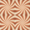 thumbnail image 1 of Ahgly Company Machine Washable Indoor Square Transitional Bright Orange Area Rugs, 6' Square, 1 of 7