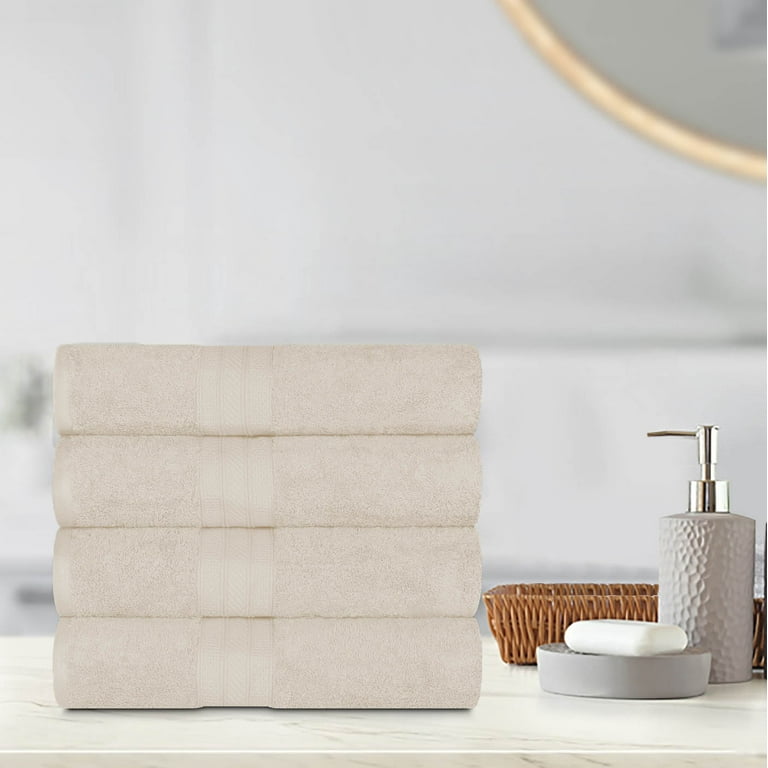 4-Piece Bale Bath Sheet Towels Gift Set – Ring Spun Soft Cotton