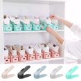 thumbnail image 2 of Kripyery 2Pcs Shoe Rack Double-Layer Shoe Holder Space-Saving Detachable Design Shoe Organizer for Household Dormitory, 2 of 8