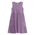 thumbnail image 6 of Kukoosong Women's Sleeveless Tank Dress with Pockets, Round Neck Midi Casual A-Line Flowy Summer Dress for Everyday Wear, Beach Vacation Loose Fit Dress, 6 of 6
