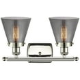 thumbnail image 5 of Innovations Lighting 916-2W-11-16 Cone Vanity Cone 2 Light 16" Wide Vanity Light - Nickel, 5 of 5