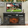 thumbnail image 2 of Glavbiku 60" Electric Fireplace Entertainment Center With Door Sensor,Dark Gray, 2 of 13