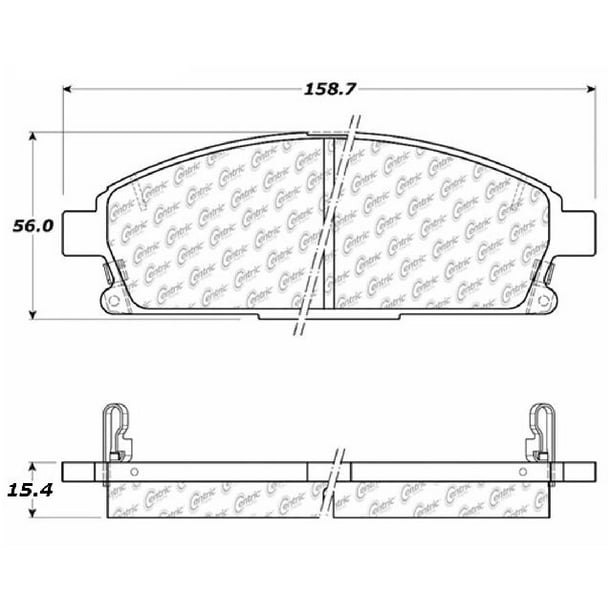 Go Parts Oe Replacement For 1996 2004 Nissan Pathfinder Front Disc Brake Pad Set For Nissan Pathfinder Walmart Com Walmart Com