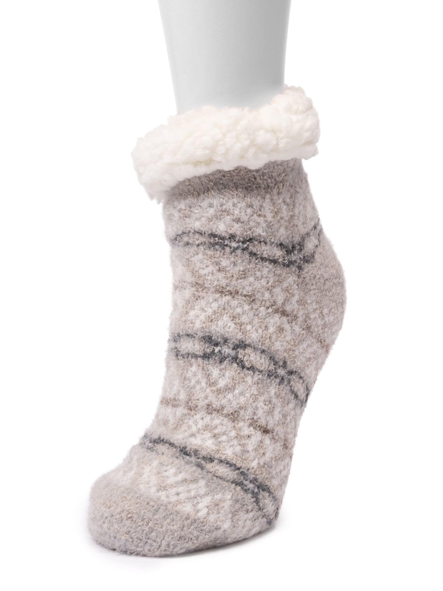 MUK LUKS Women's Short Cabin Socks, 1-Pack, OSFM