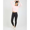 thumbnail image 6 of Real Essentials 5 Pack: Women's Dry Fit Crop Top - Long Sleeve Crew Neck Stretch Athletic Tee (Available in Plus Size), 6 of 7