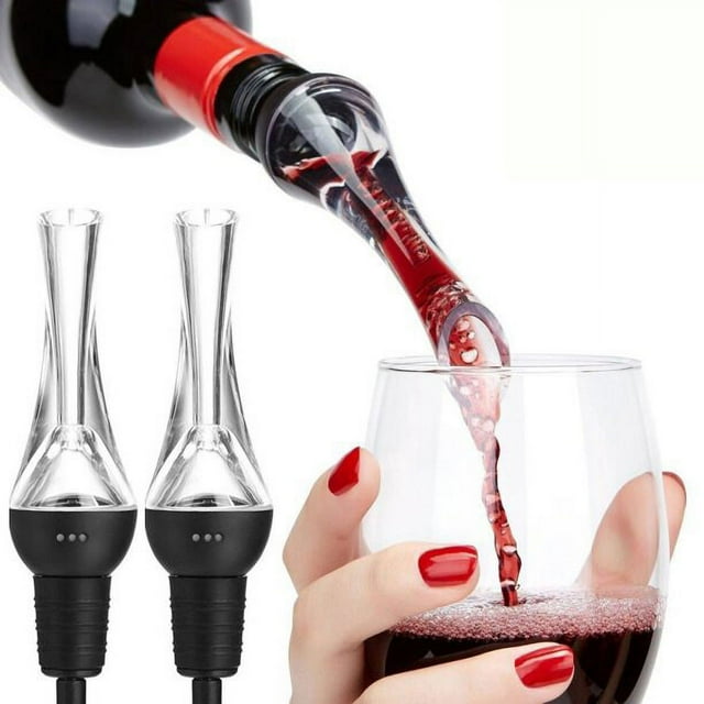 Mistaha 2 Pack Wine Aerator Pourer Spout - Acrylic Aerating Wine Pourer And Decanter Spout