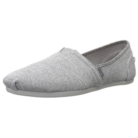 Skechers Bobs From Women S Bobs Plush Express Yourself Flat Grey 5 5 M Us