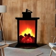 thumbnail image 2 of Simulation Fireplace Battery Operated Exquisite Workmanship Charming LED Flame Fireplace Table Lamp for Home, 2 of 8