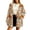 Beige, variant on Breezora Women's Casual Oversized Knit Open Front Cardigan with Halloween Pumpkin Print Long Sleeve Loose Cozy Sweater Coat