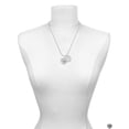 thumbnail image 2 of Delight Jewelry Silvertone Big Sister Rock on AB Crystal Heart She is Clothed in Stength and Dignity Charm Necklace, 20"+3", 2 of 4