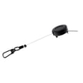 thumbnail image 3 of LOVIVER Key Chain Fly Fishing Zinger 50cm Retractor Steel Rope Cord Carabiner Clip Fly, 3 of 7