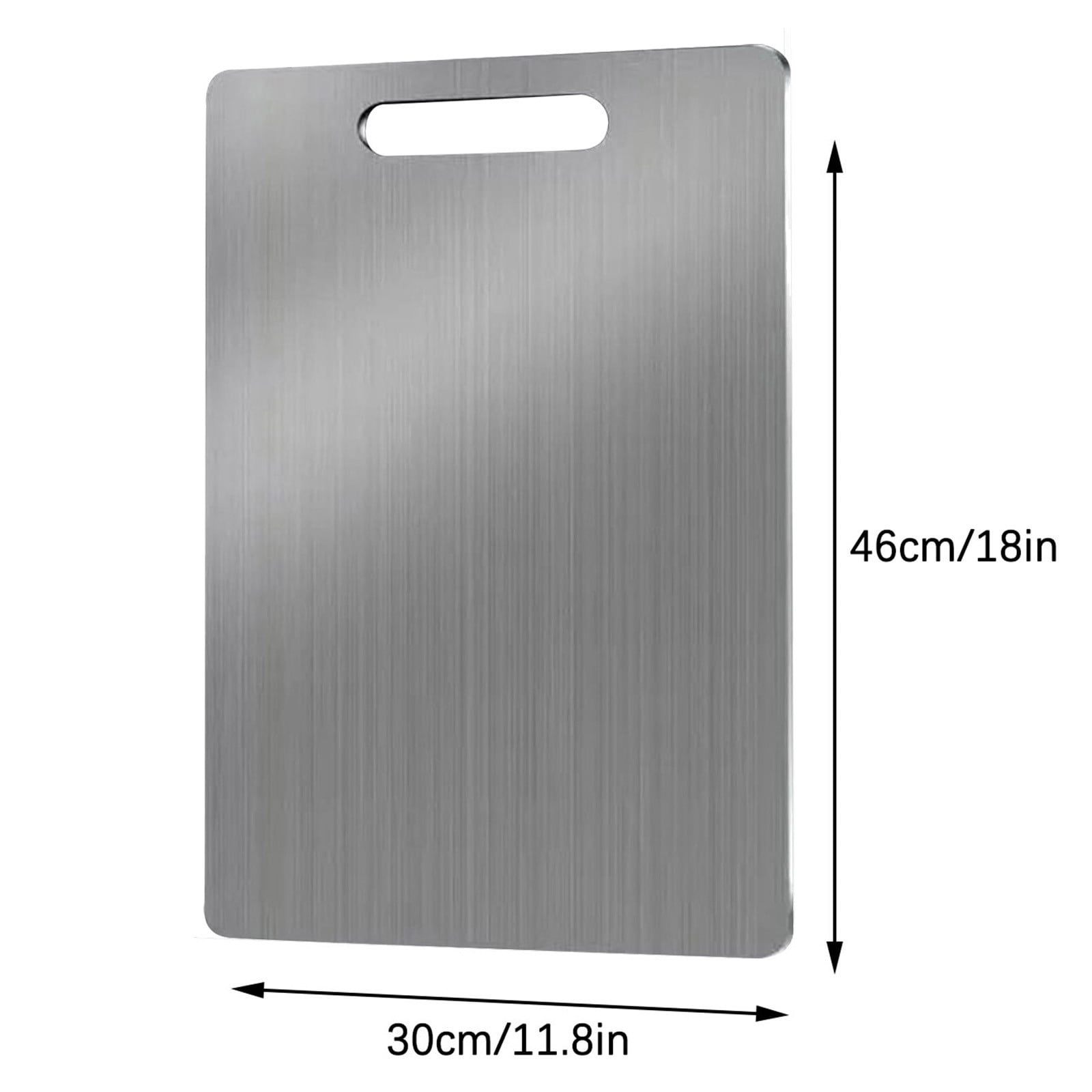 Titanium Cutting Board, 2025 Double Sided 100% Pure Titanium Cutting Boards for Kitchen, Food-Grade Chopping Board Cutting Mat for Home Kitchen Cooking, Easy to Clean and Storage (18 * 12in)