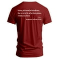 thumbnail image 3 of Men Summer Tops Dear Person Behind Me The World Is A Better Place With You Hoodie You Are Enough Sweatshirt The Hop E Hoodie Set 4 Us Apparel Guard Long Sleeve Men's Long Sleeved Shirts Wine 2XL, 3 of 5