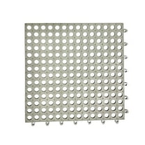 Interlocking Non-Slip Bathroom Floor Mats | 30x30cm Plastic Tiles for Shower, Pool & Pet Areas | 9.4mm Thick Drainage Design | White, Gray, Blue, Red, Yellow, Green