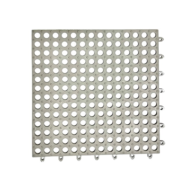 Alfombrillas de plástico entrelazadas para baño, antideslizantes, para ducha, con sistema de drenaje y empalme hueco, ideales para bañera, piscina, área de mascotas, cocina, lavadero y como