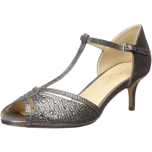 Paradox London Womens Seva Pump 8 Wide Pewter