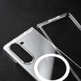 thumbnail image 4 of Clear for Samsung Galaxy Z Fold 4 Case Built-in Strong Compatible with MagSafe, Anti-Yellowing Crystal Hard PC Slim Thin Phone Cover for Samsung Galaxy Z Fold 4,Clear, 4 of 10