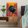 thumbnail image 5 of Gorilla in Florals Canvas Print, Wildlife Wall Art for Living Room Bedroom Office Hotel Cafe Apartment Home Decor, 5 of 8