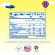 L’il Critters Immune C Daily Gummy Supplement Vitamin for Kids, for Vitamin C, D and Zinc for Immune Support, Orange, Lemon and Cherry Flavors, 60 Gummies