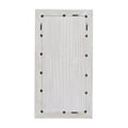 thumbnail image 6 of DecMode 32" x 60" Blue Carved Floral Wall Mirror, 6 of 7