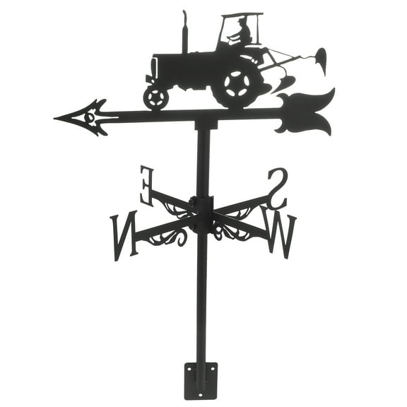 GOOHOCHY Metal Iron Art Weathervane Direction Vane for Farm Outdoor Garden Decoration