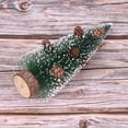 thumbnail image 6 of Djunllk Mini Christmas Trees Bottle Brush Trees with Wood Base, Christmas Village Trees for Tabletop Christmas Decor Holiday Winter Decorations Christmas Tree, 6 of 9