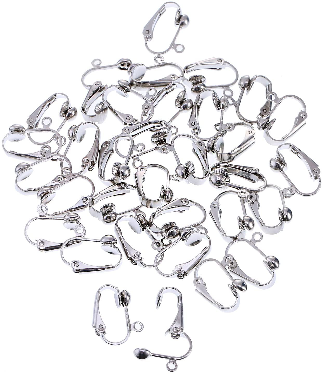 20 Pack Clip-on Earring Converter With Easy Open Loop For Diy Earring And  Turn Any Studs Or Pierced Into Clip On (gold And Silver)