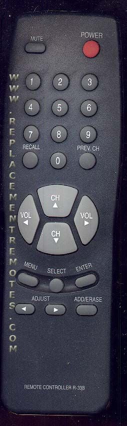 Daewoo remote controller