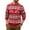 Red Elk, variant on Iceglad Men's Ugly Christmas Sweater Reindeer Snowflake Print Acrylic Knitted Pullover