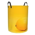 thumbnail image 2 of Kll Yellow Lemon Waterproof Foldable Laundry Hamper Bucket With Handles For Storage Bin,Kids Room,Home Organizer (Small), 2 of 8
