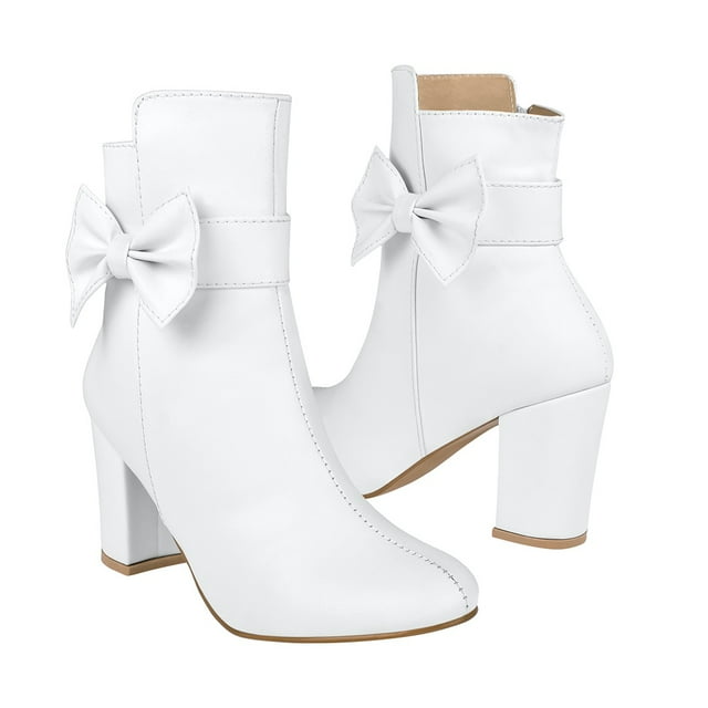 BOTINES STYLO MUJER 4399 SIMIPIEL BLANCO