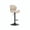 Khaki, variant on Hawsaiy Swivel Bar Stools Set of 2, Adjustable Height Faux Leather Bar Stools with Back, Double-Layer Upholstered Counter Height Bar Chairs for Kitchen Island, Khaki