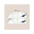 thumbnail image 3 of HVNDE 2PCS Luxury 5-Star Hotel Quality Pillow, KING SIZE- Deep Sleep Neck SupportNon.Collapse High Pillow Core For All Seasons, Machine Washable, White SatinFinish.Pillows For Sleeping, 3 of 6
