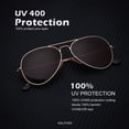 thumbnail image 3 of KALIYADI Classic Aviator Sunglasses for Men Women Driving Sun glasses Polarized Lens UV Blocking-3 Pack, 3 of 6