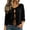 Black, variant on QSXADF Women's Cardigan Sweaters Cropped Casual Ties Front Knit Tops