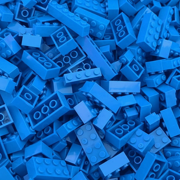 Lote de bloques de construcción de 120/240 Uds., paquete de ladrillos clásicos de ciudad clasificados por bloques de colores, placa de juguete creativo Compatible con,dark blue