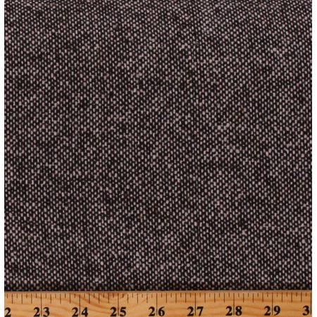 Brown Speckled Tweed Wool 58" Wide Brown/Cream Wool Blend Fabric by the Yard (7138P-4C)
