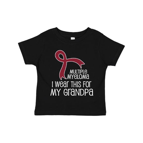 Inktastic Multiple Myeloma Awareness Grandpa Boys or Girls Toddler T-Shirt
