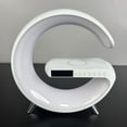 thumbnail image 1 of Cargador inalámbrico Atmósfera Luz Atenuación Despertador Reloj Lámpara de escritorio Regalo Blanco UE Sywqhk Para estrenar, 1 of 3