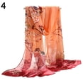 thumbnail image 2 of Holzlrgus Women's Floral Printed Chiffon Stole Scarf - Soft and Lightweight Sun Protection, 2 of 7