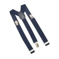 thumbnail image 2 of CSChome Elastic Strap Suspenders Unisex Elastic Strap Suspenders - Solid Color Adjustable Non-Slip Y-Back Braces, 2 of 7