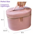 thumbnail image 4 of Bolsa de maquillaje Vanity Case JAZD con organizador extraíble para mujer, 4 of 5