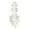 White, variant on Vintage Distressed Wall Candle Holder For Living Room Decor Cast Iron Taper Candle Sconce For Elegant Home Ambiance